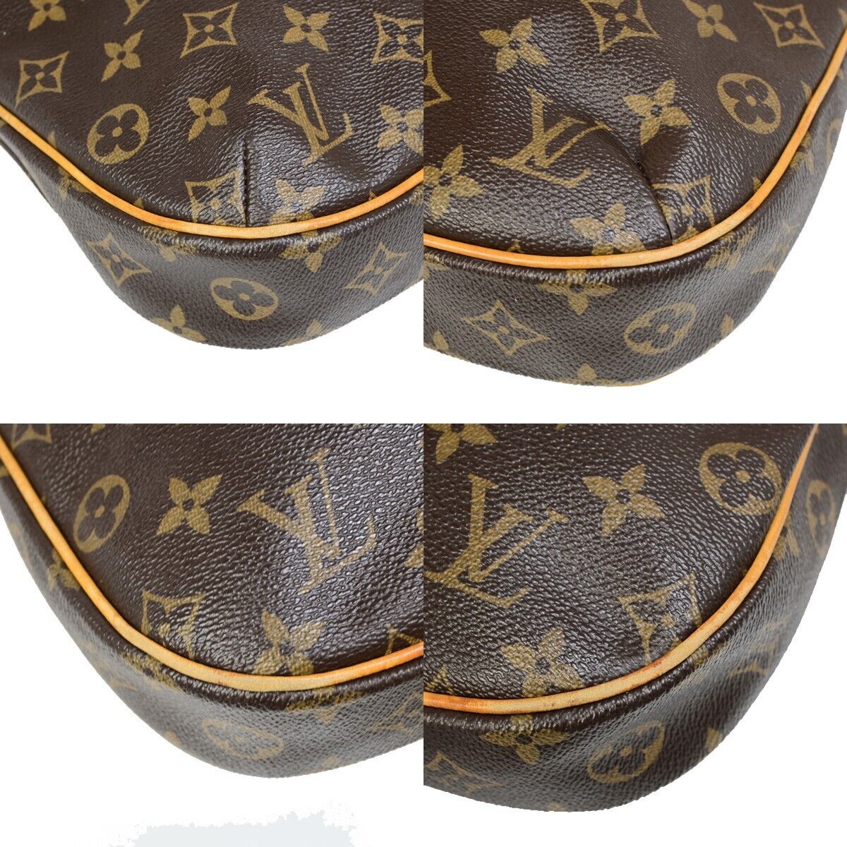 Louis Vuitton Odeon, Brown, Canvas, shoulder