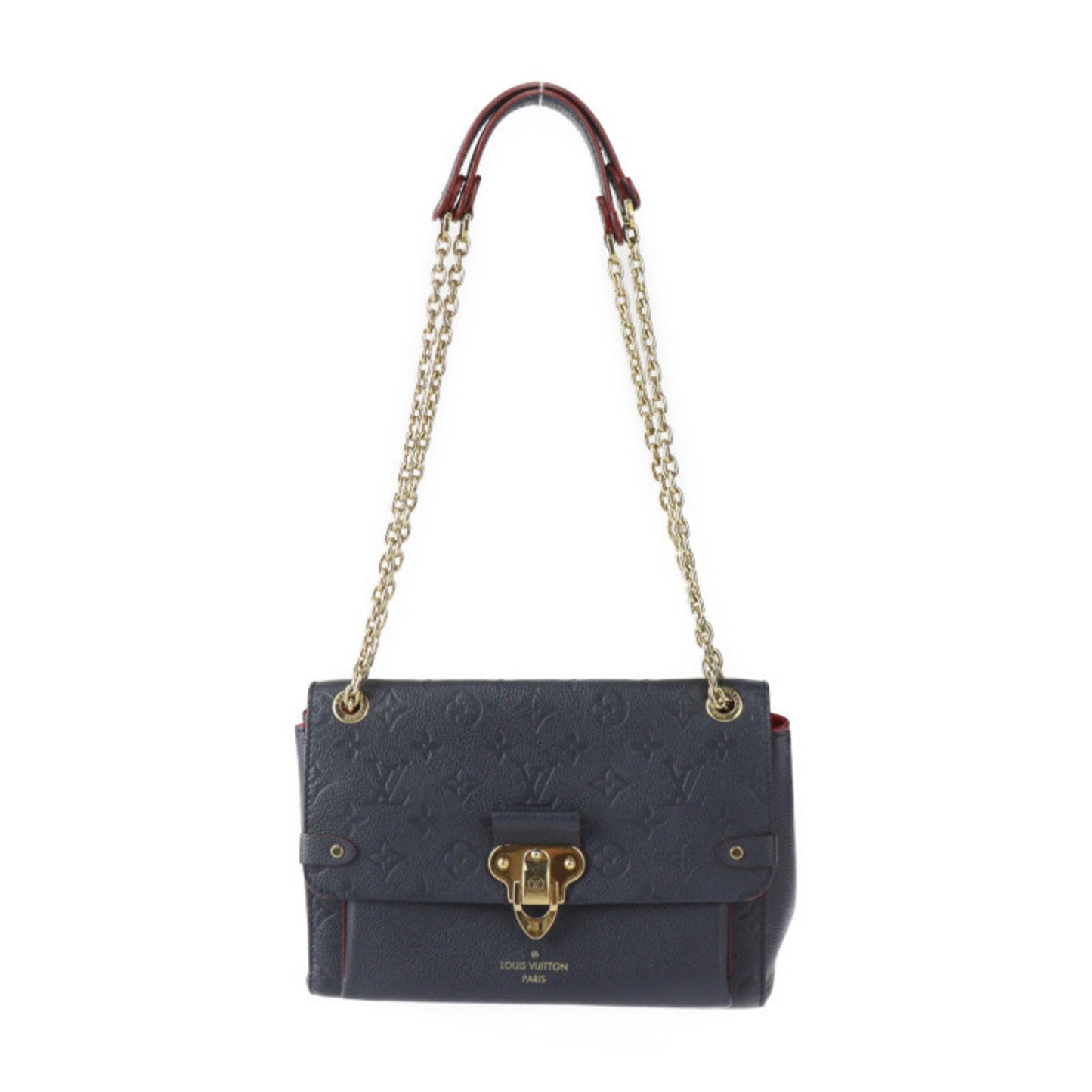 Louis Vuitton Vavin, Navy, Leather, shoulder