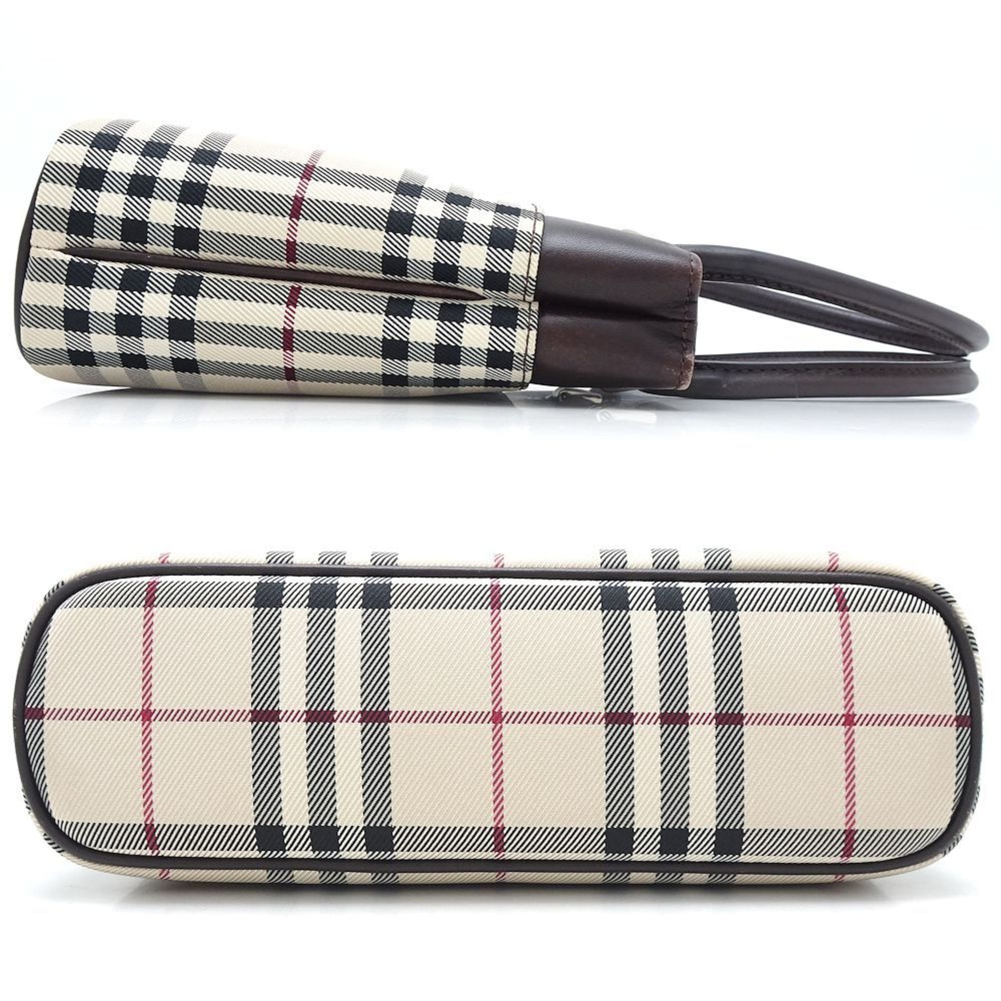 Burberry Nova Check, Beige, Canvas, handbag