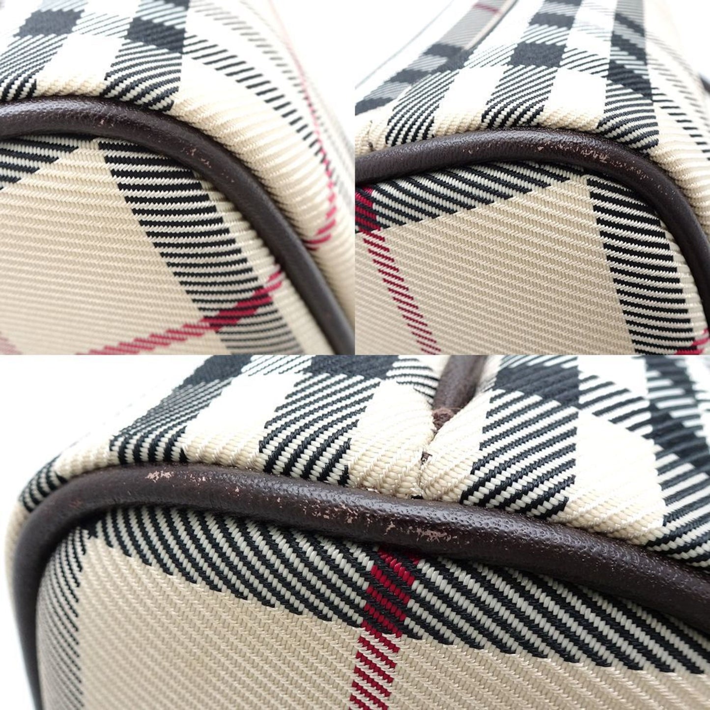 Burberry Nova Check, Beige, Canvas, handbag