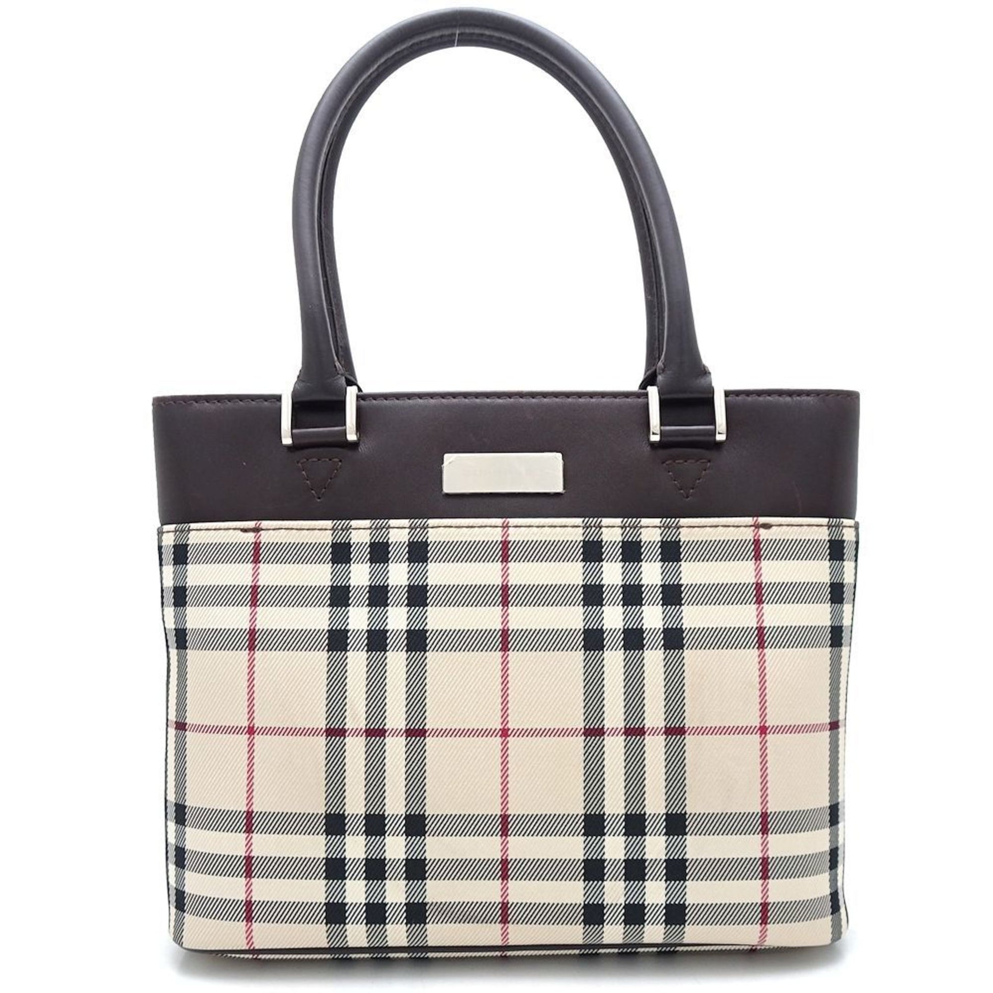 Burberry Nova Check, Beige, Canvas, handbag