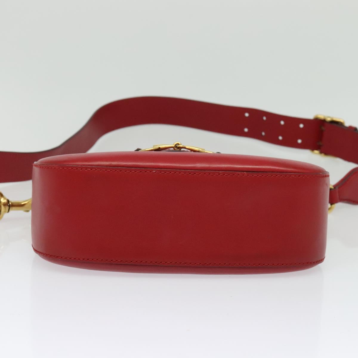 Gucci Lady Web, Red, Leather, shoulder