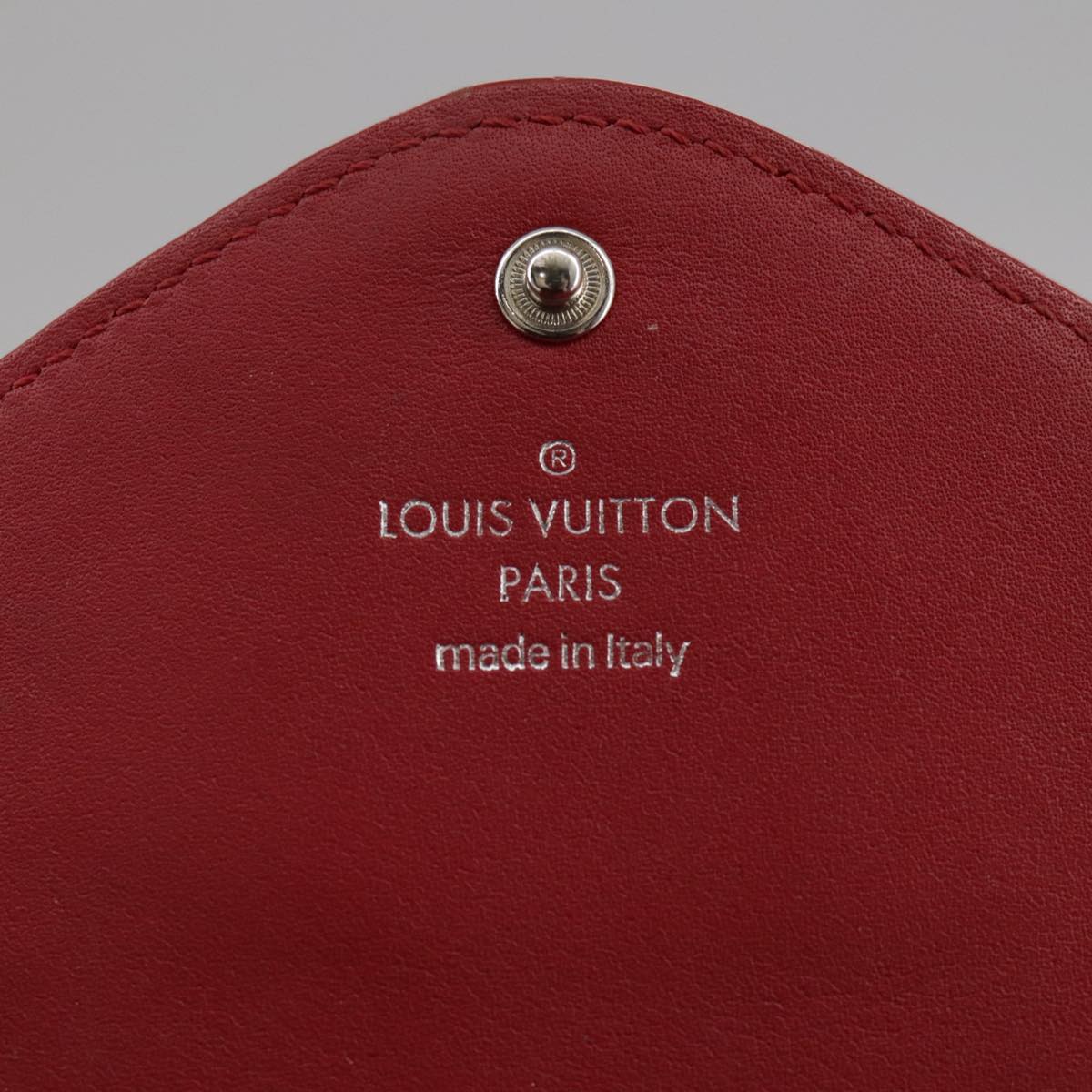 Louis Vuitton New Wave, Red, Leather, wallet