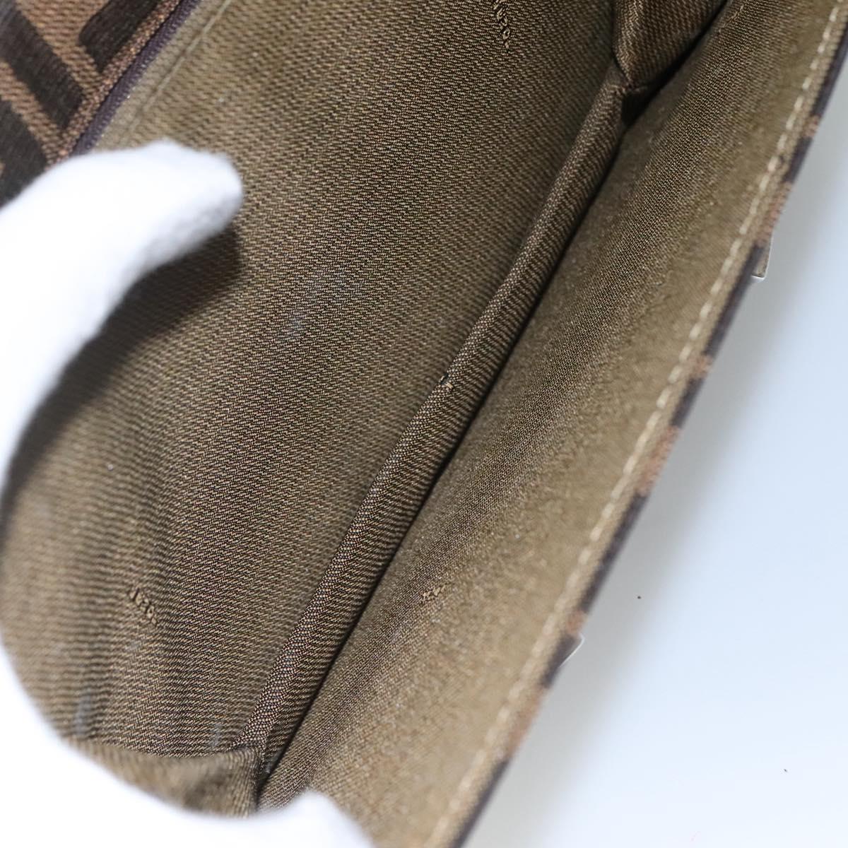 Fendi, Brown, Canvas, shoulder