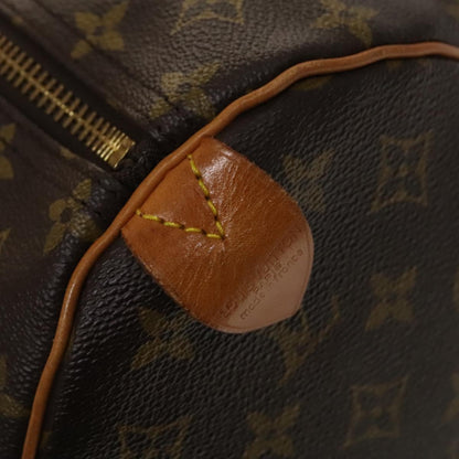 Louis Vuitton Keepall 60, Brown, Canvas, travel