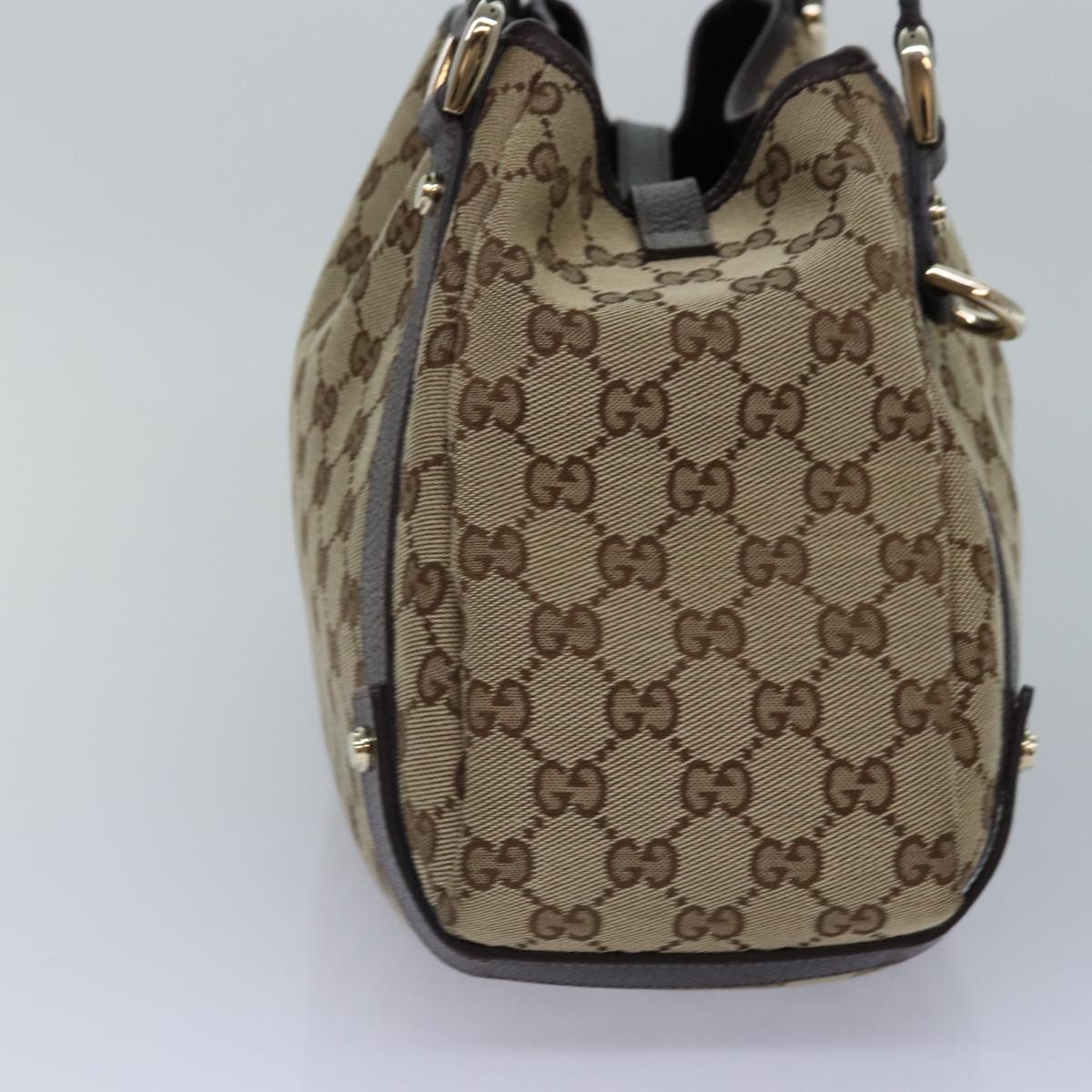 Gucci Abbey, Brown, Canvas, tote