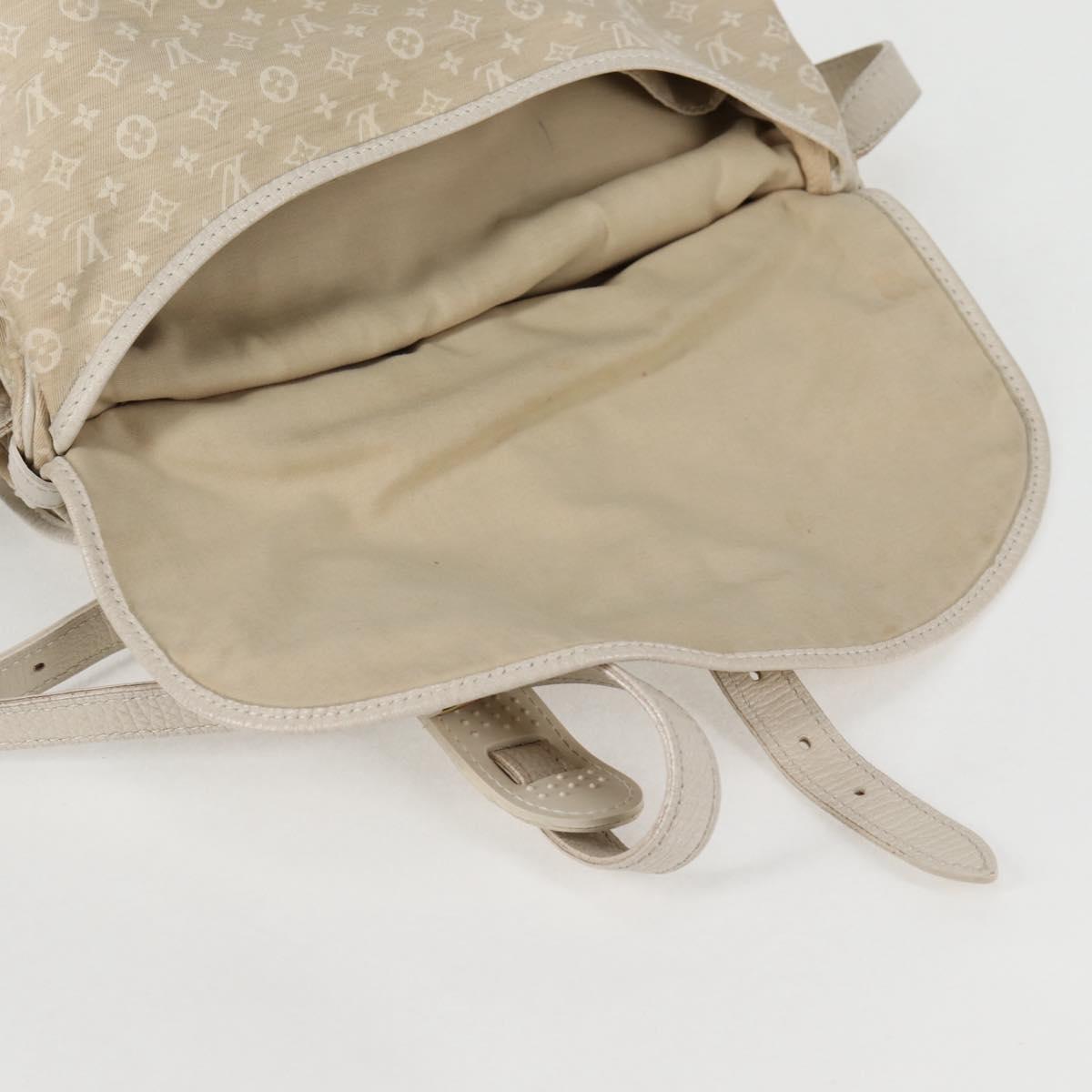 Louis Vuitton Saumur, Beige, Canvas, shoulder
