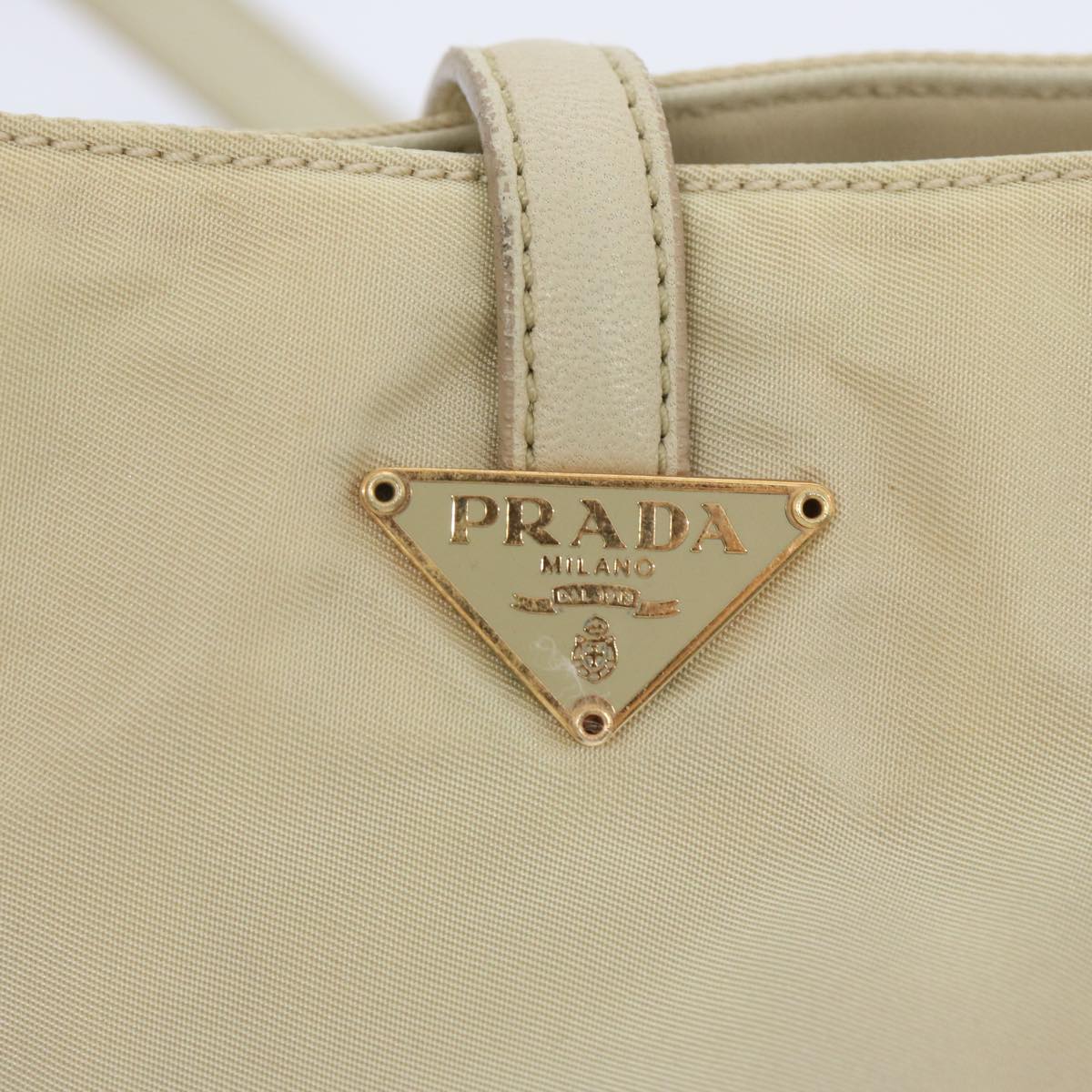 Prada Tessuto pietre Crossbody Crystal, BEIGE, NYLON, Shoulder bag