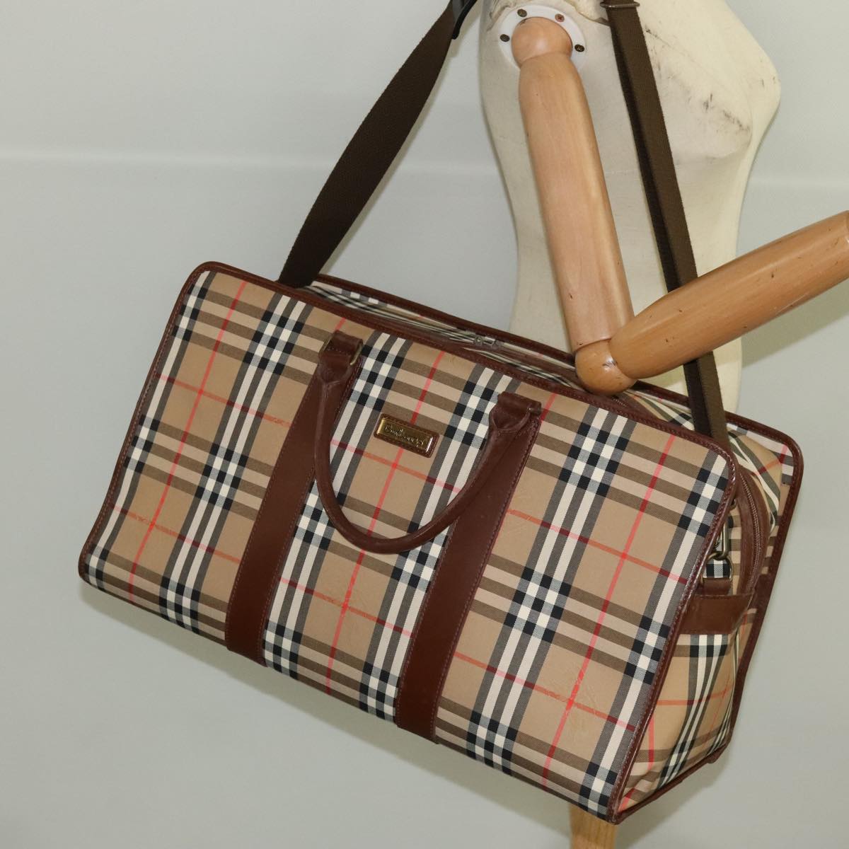 Burberry Nova Check, Beige, Canvas, travel