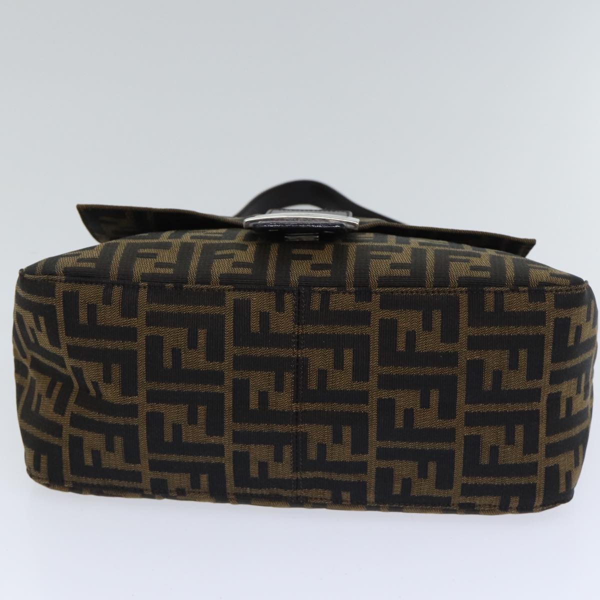 Fendi Mamma Baguette, Brown, Canvas, shoulder