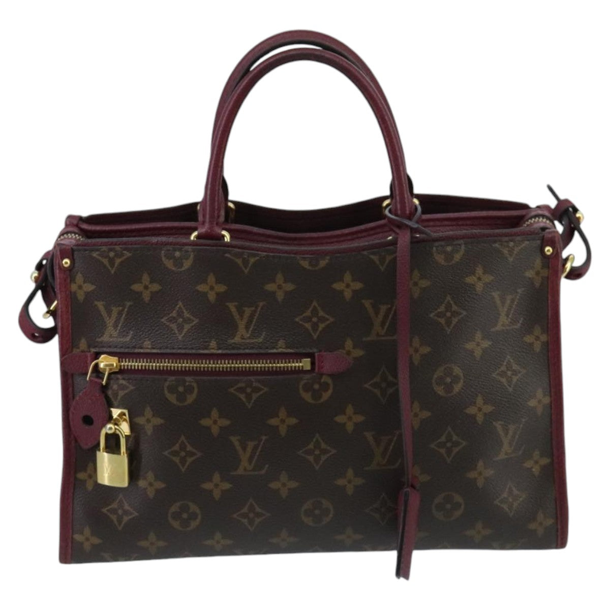 Louis Vuitton Popincourt, Brown, Canvas, handbag