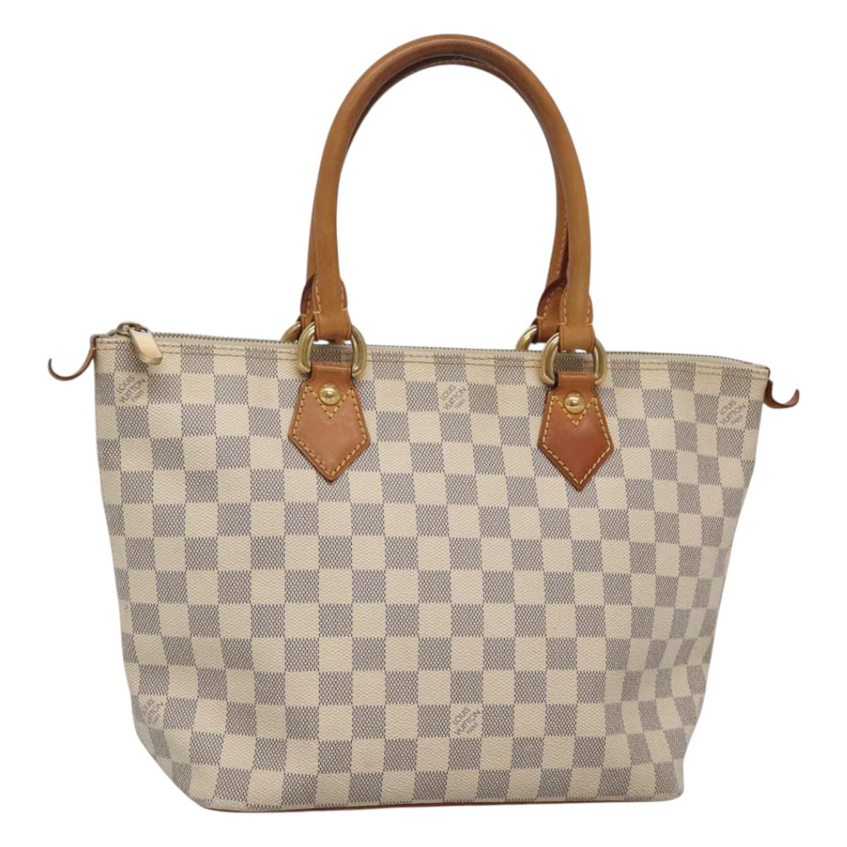 Louis Vuitton Saleya, White, Canvas, tote