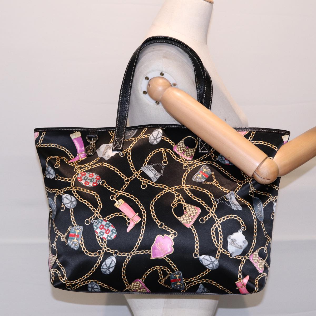 Gucci Gucci Print, Multicolour, Silk, tote