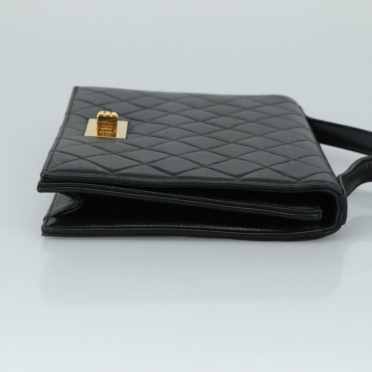 "Chanel 2,55", Black, Leather, shoulder