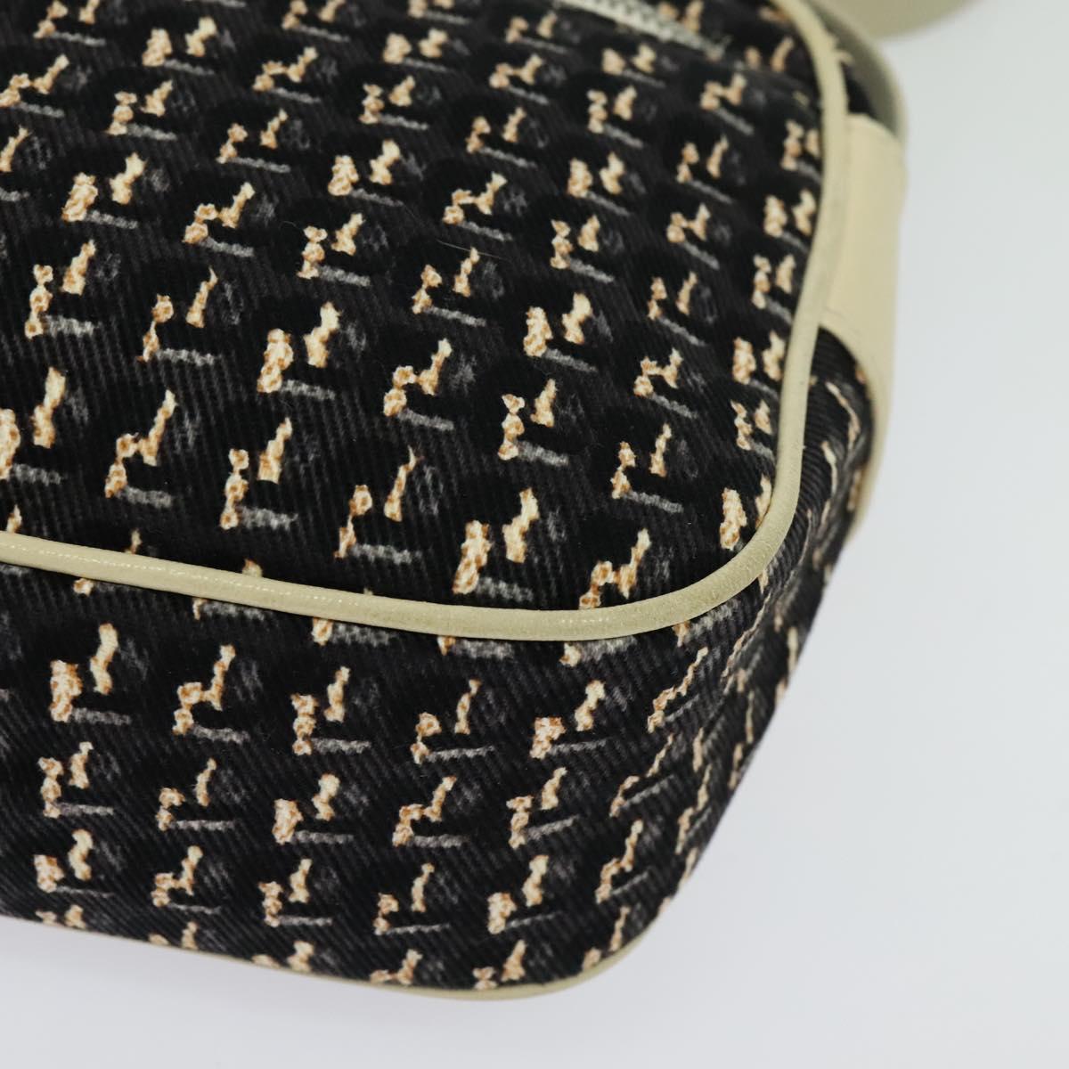 Chanel Clover, Black, Canvas, shoulder