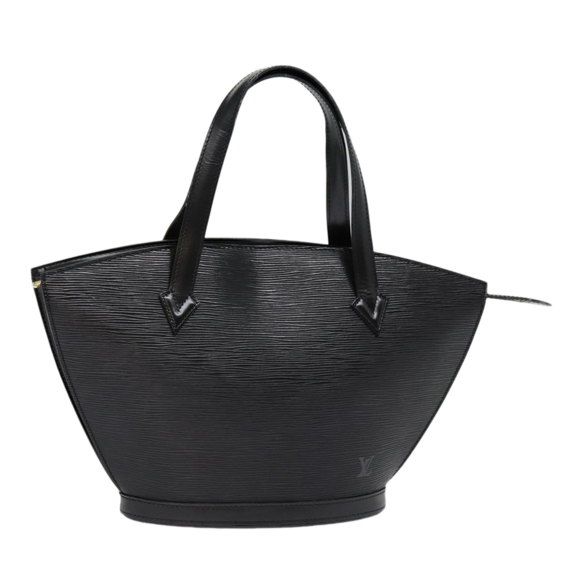 Louis Vuitton Saint Jacques, Black, Leather, handbag