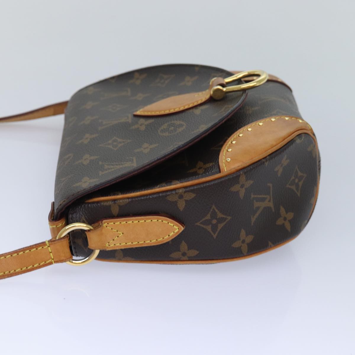 Louis Vuitton Saint Cloud, Brown, Canvas, shoulder