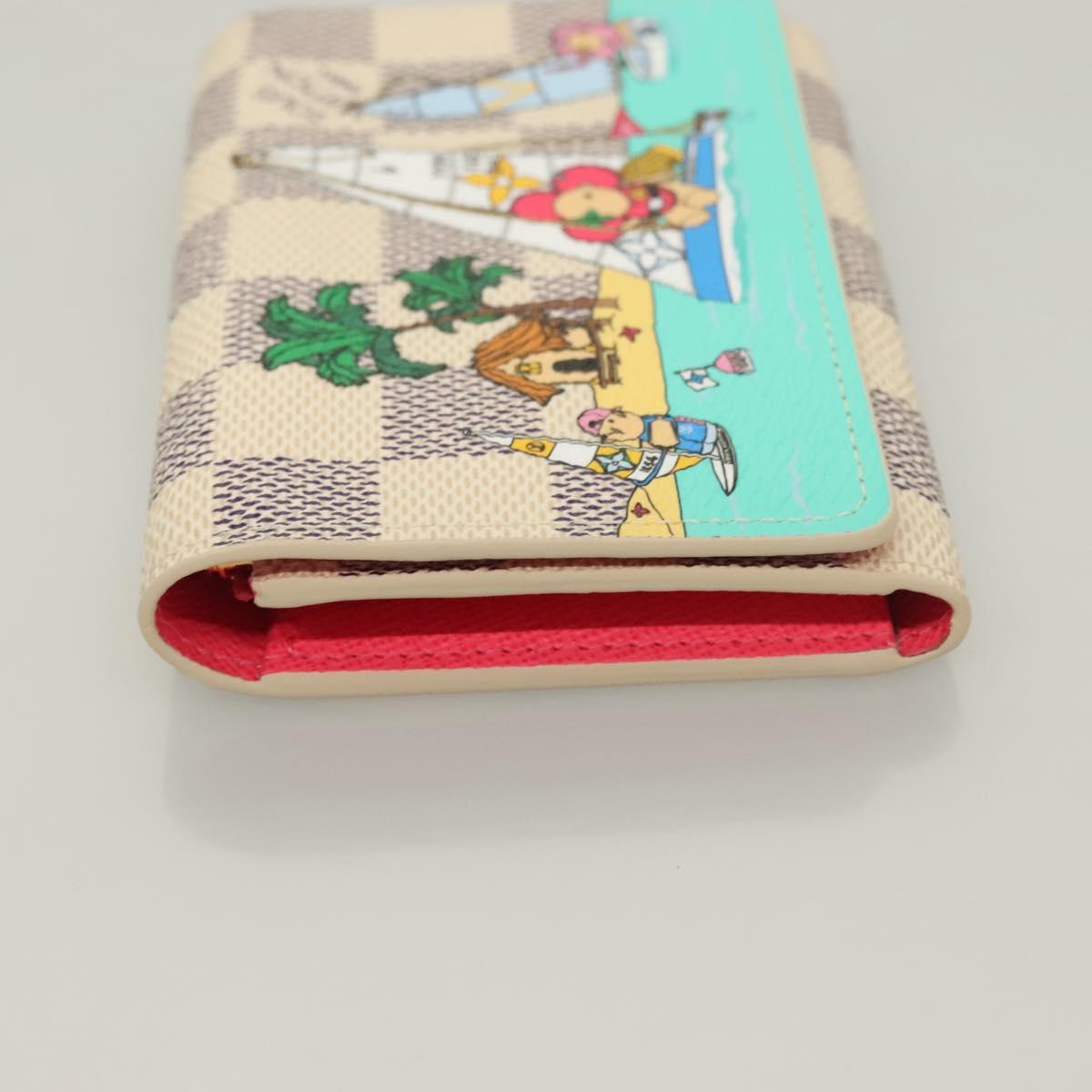 Louis Vuitton Rosalie, White, Canvas, wallet