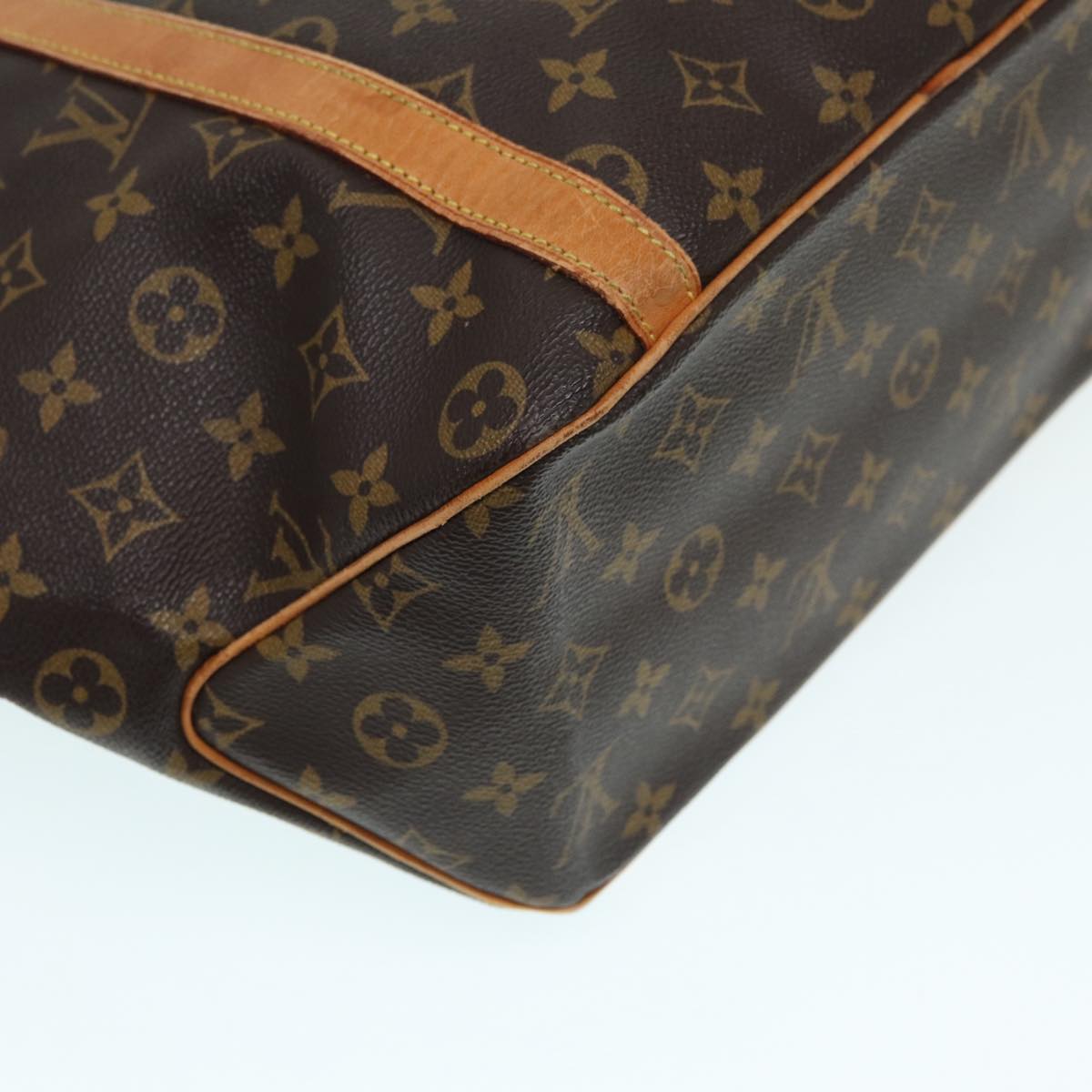 Louis Vuitton Shopping, Brown, Canvas, tote