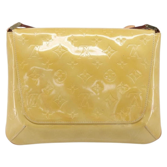 Louis Vuitton Thompson Street Monogram Vernis, Beige, Patent Leather, Shoulder Bag