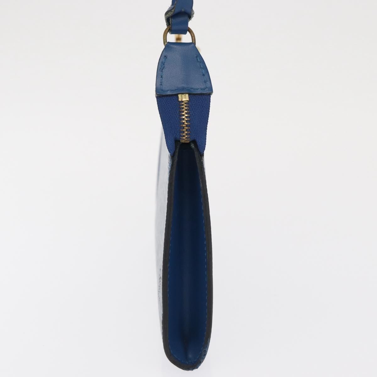 Louis Vuitton Pochette Accessoires Epi Leather, Blue, Leather, Clutch