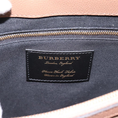 Burberry Camberley Top Handle Leather, Brown, Leather, Shoulder Bag
