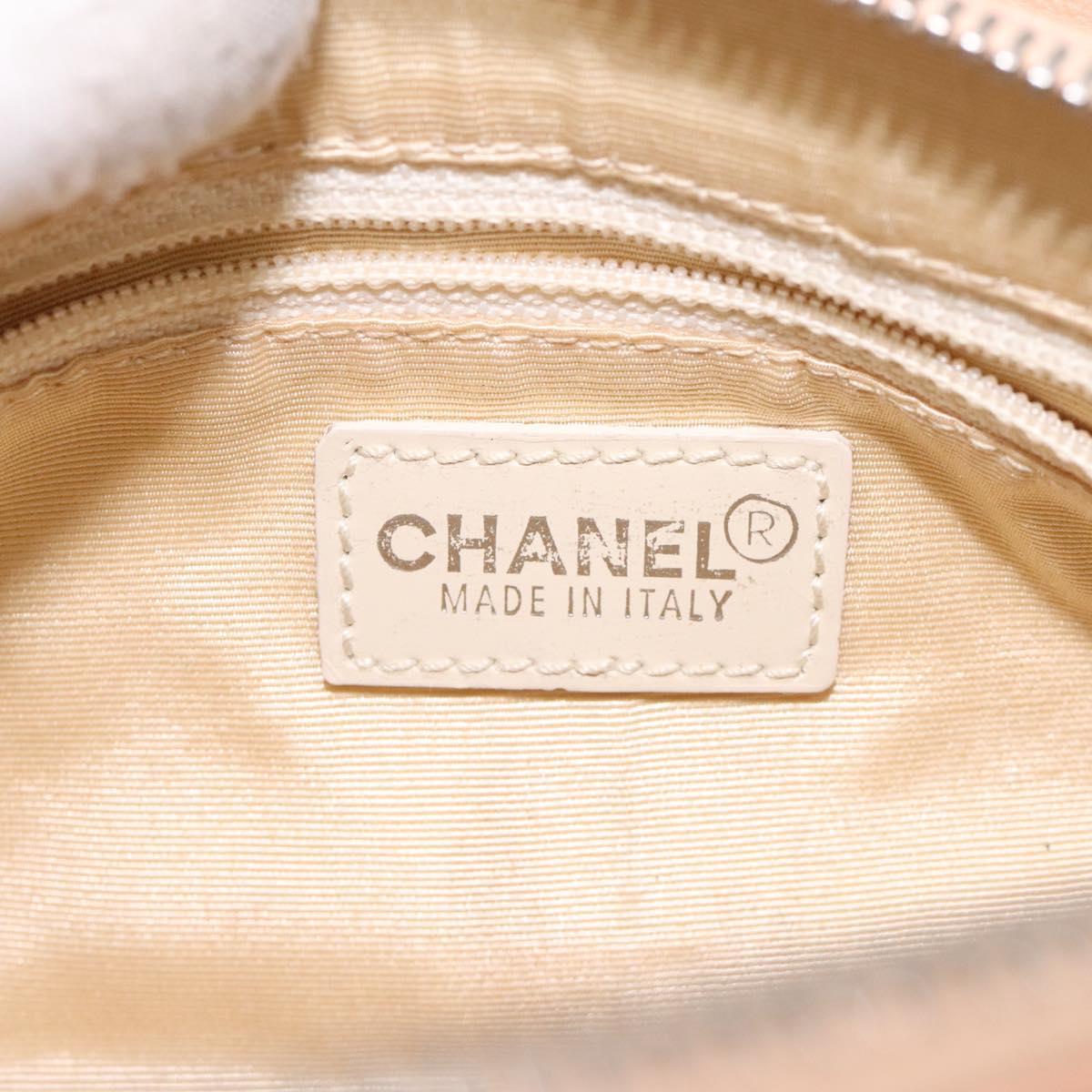 Chanel Chocolate bar, Beige, Leather, handbag