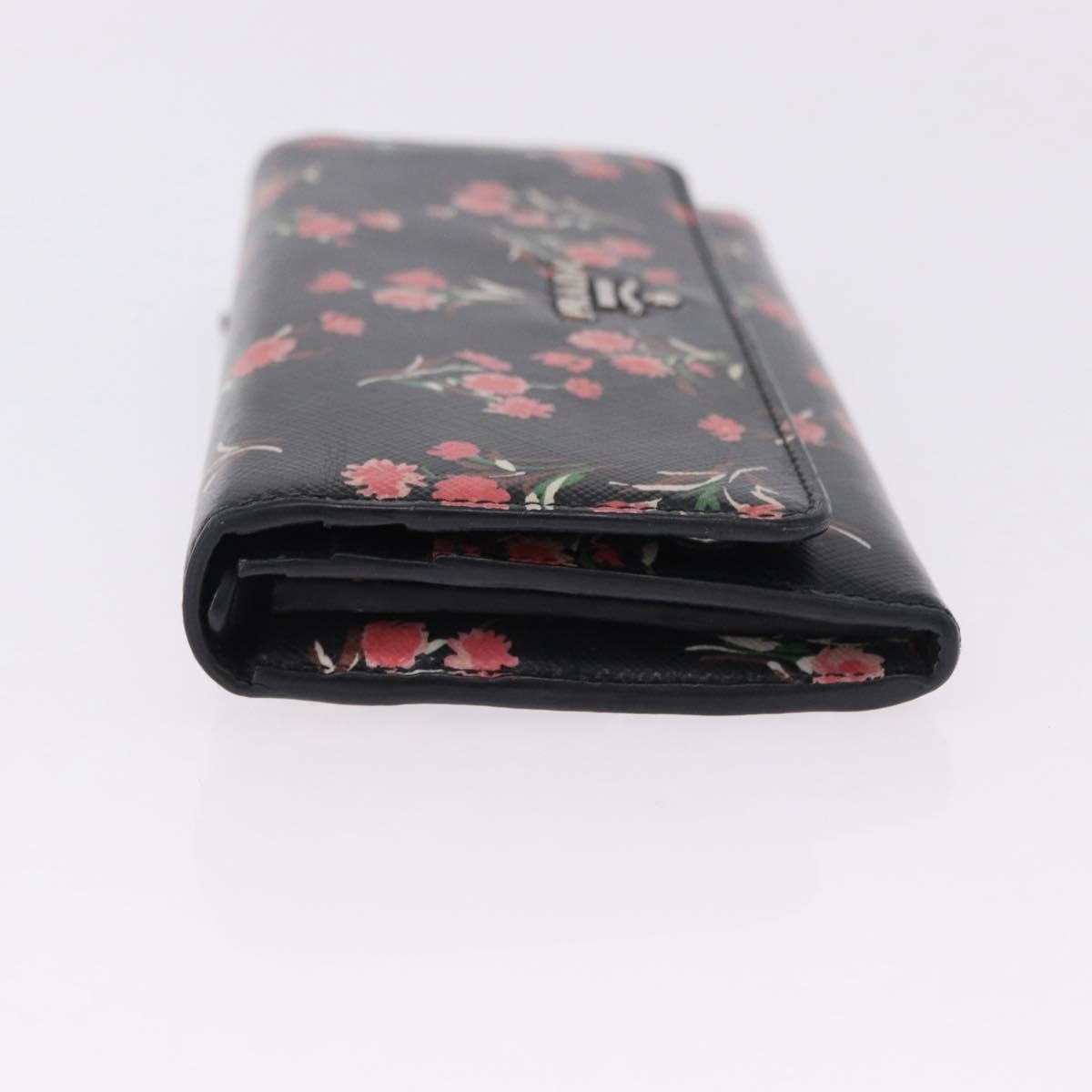 Prada Saffiano Leather, Black, Leather, Wallet