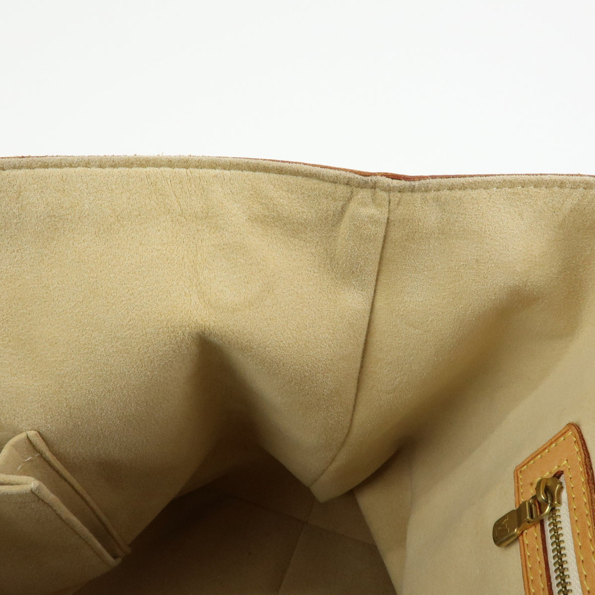 Louis Vuitton Hampstead Damier, Beige, Canvas, Handbag