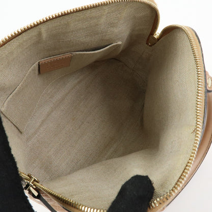 Gucci Convertible Dome Satchel Microguccissima Leather, Beige, Leather, Handbag