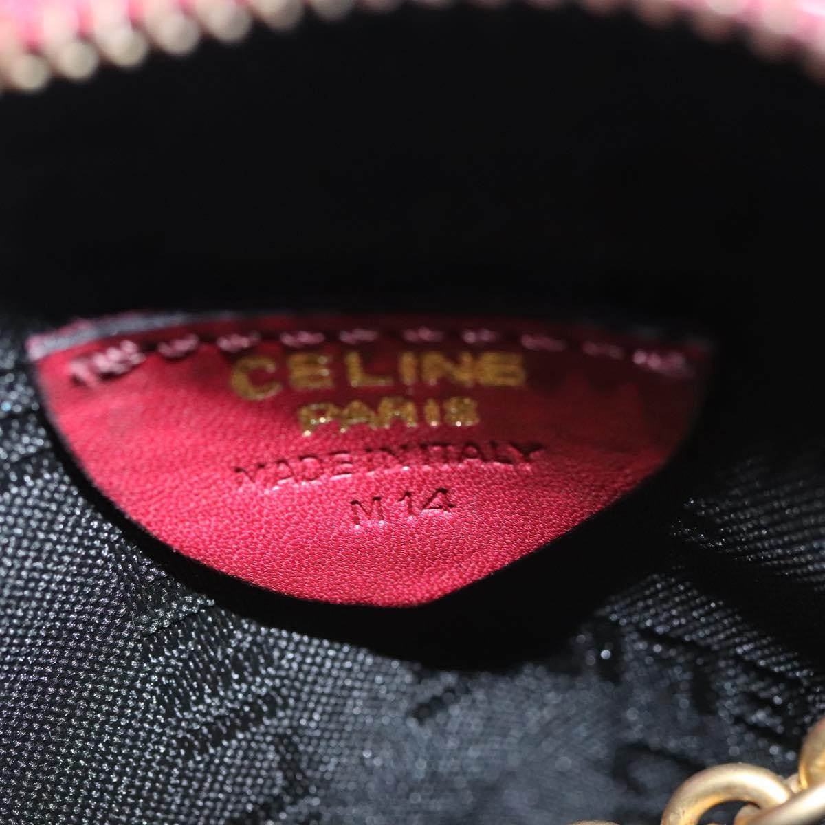 Celine Vintage Leather, Red, Leather, Shoulder Bag