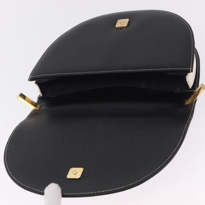 Fendi Shoulder Leather, Black, Leather, Shoulder Bag