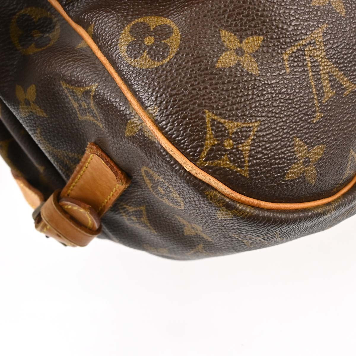 Louis Vuitton Saumur Monogram Canvas, Brown, Canvas, Shoulder Bag