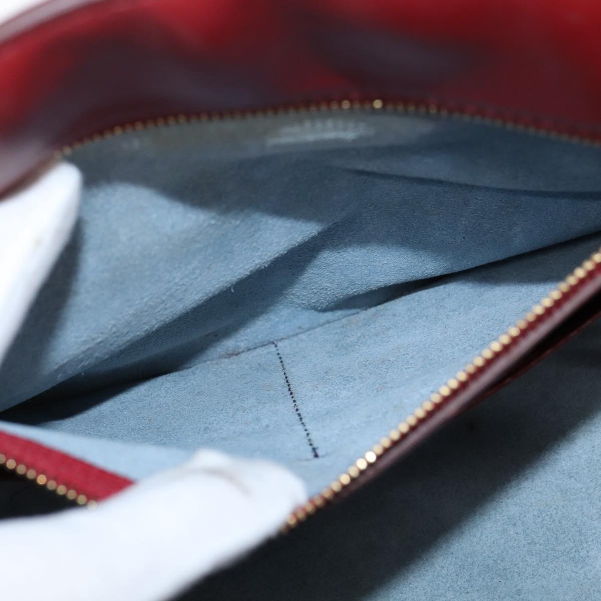 Celine Tie Tote leather, RED, LEATHER, Tote bag