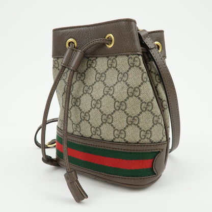 Gucci Ophidia Bucket GG Coated Canvas, Beige, Canvas, Handbag