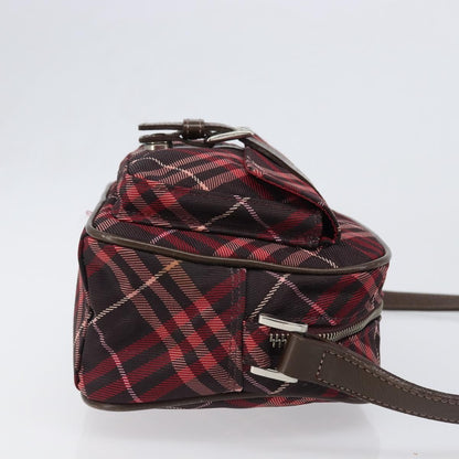 Burberry Nova Check Blue Label Nylon, Burgundy, Nylon, Shoulder Bag