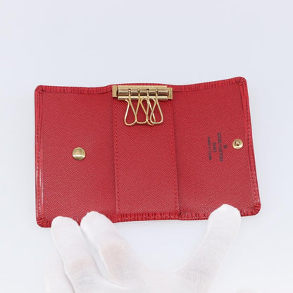 Louis Vuitton Multiclés 4 Cuir verni, Red, Leather, Wallet