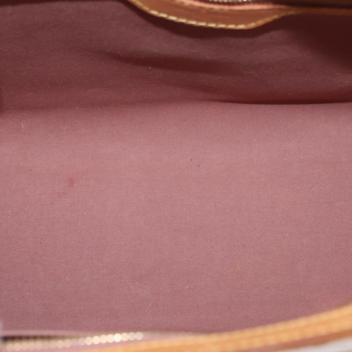 Louis Vuitton Brea Monogram Vernis, Brown, Patent Leather, Handbag