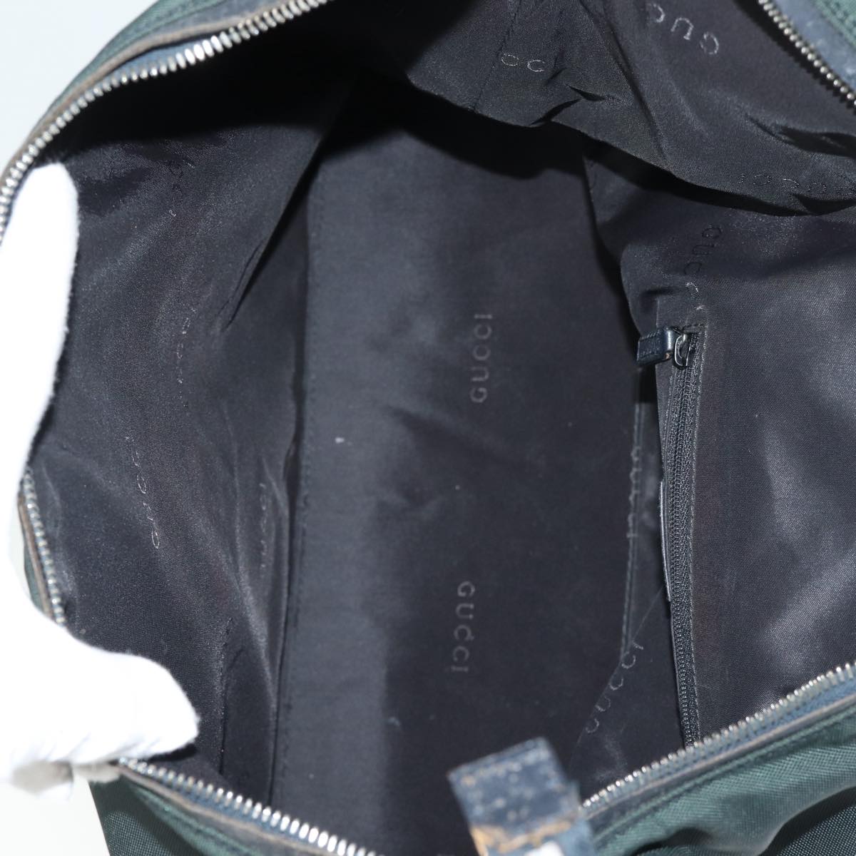 Gucci Vintage Shoulder Bag Nylon, KHAKI, NYLON, Shoulder bag