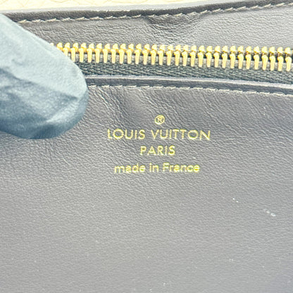 Louis Vuitton Louise Clutch Leather, Beige, Leather, Clutch