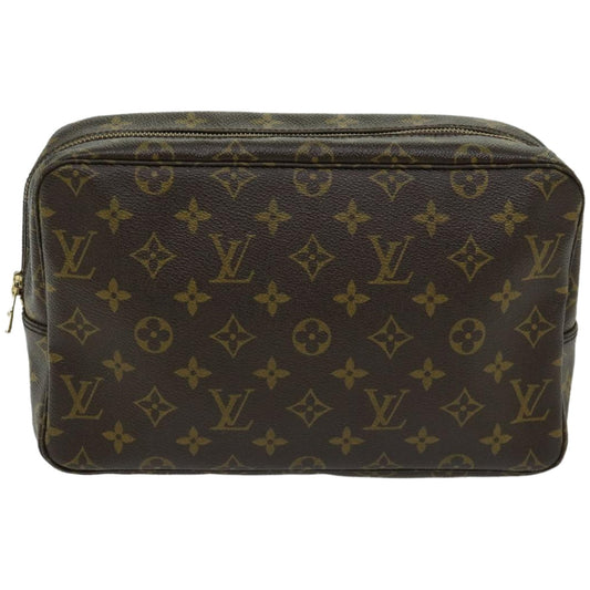 Louis Vuitton Trousse de Toilette, Brown, Canvas, clutch