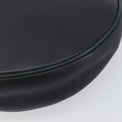 Salvatore Ferragamo Gancini Leather, Black, Leather, Crossbody Bag