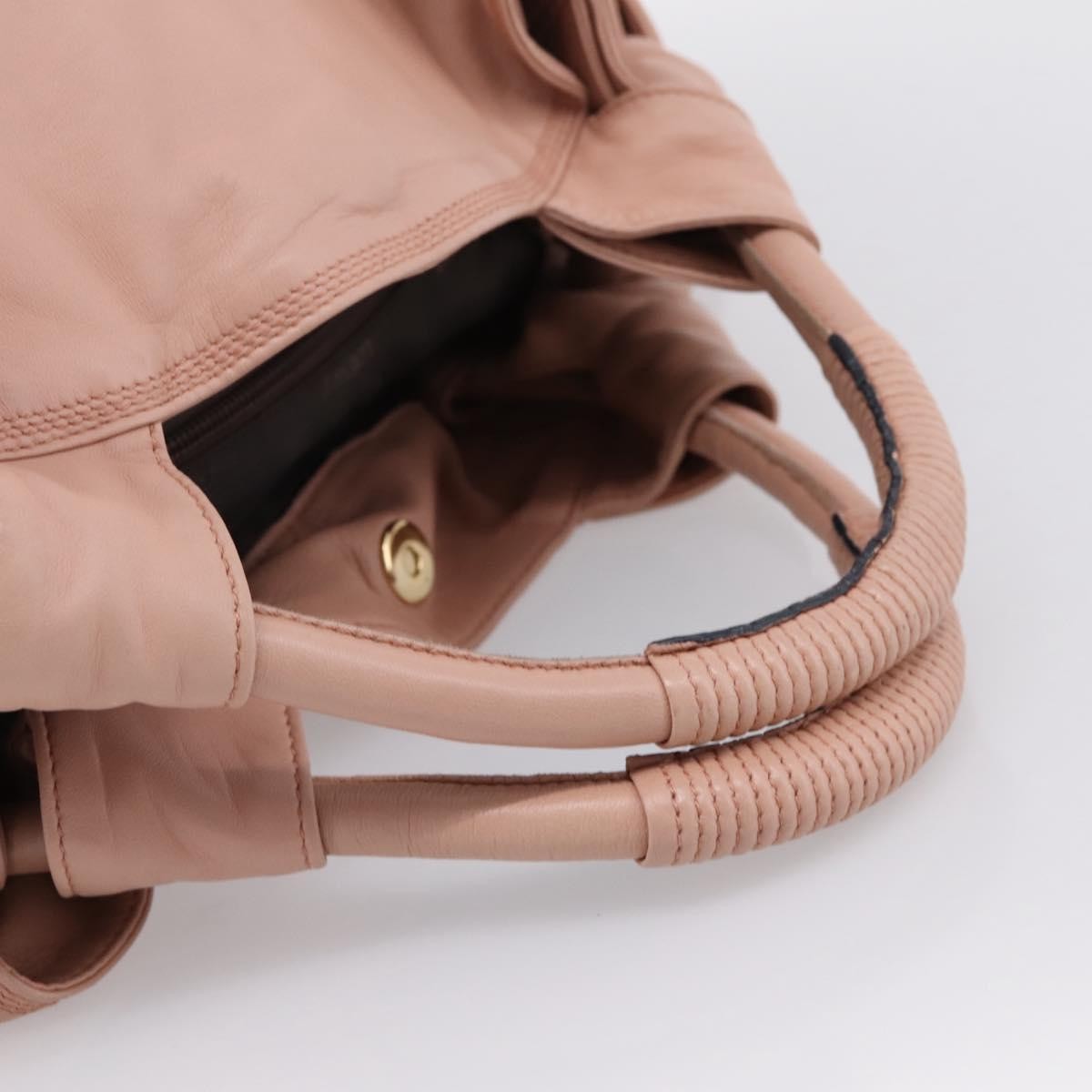 Loewe Anagram Logo Nappa Aire Hand Leather, Pink, Leather, Handbag