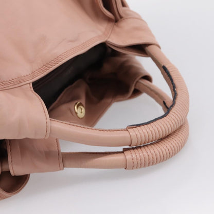 Loewe Anagram Logo Nappa Aire Hand Leather, Pink, Leather, Handbag