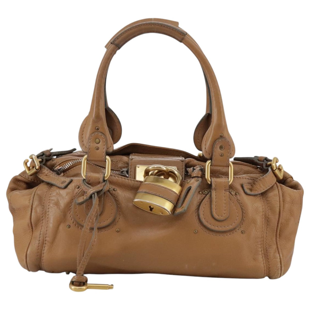 Chloé Paddington, Brown, Leather, handbag