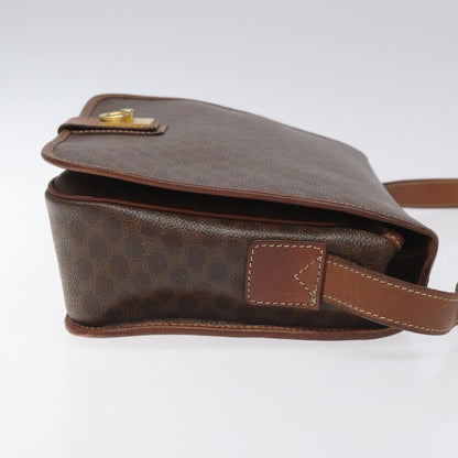 Céline Macadam, Brown, Canvas, shoulder