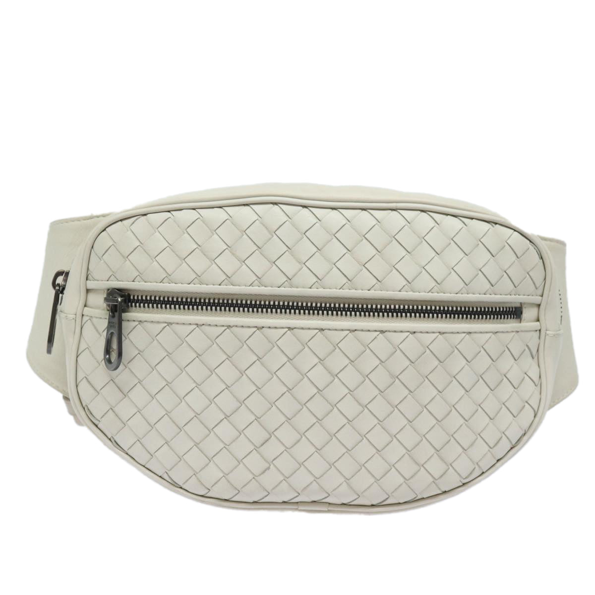 Bottega Veneta Intrecciato, White, Leather, shoulder