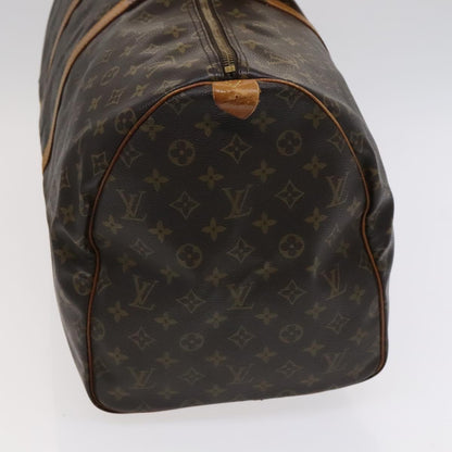 Louis Vuitton Keepall 50, Black, Canvas, travel
