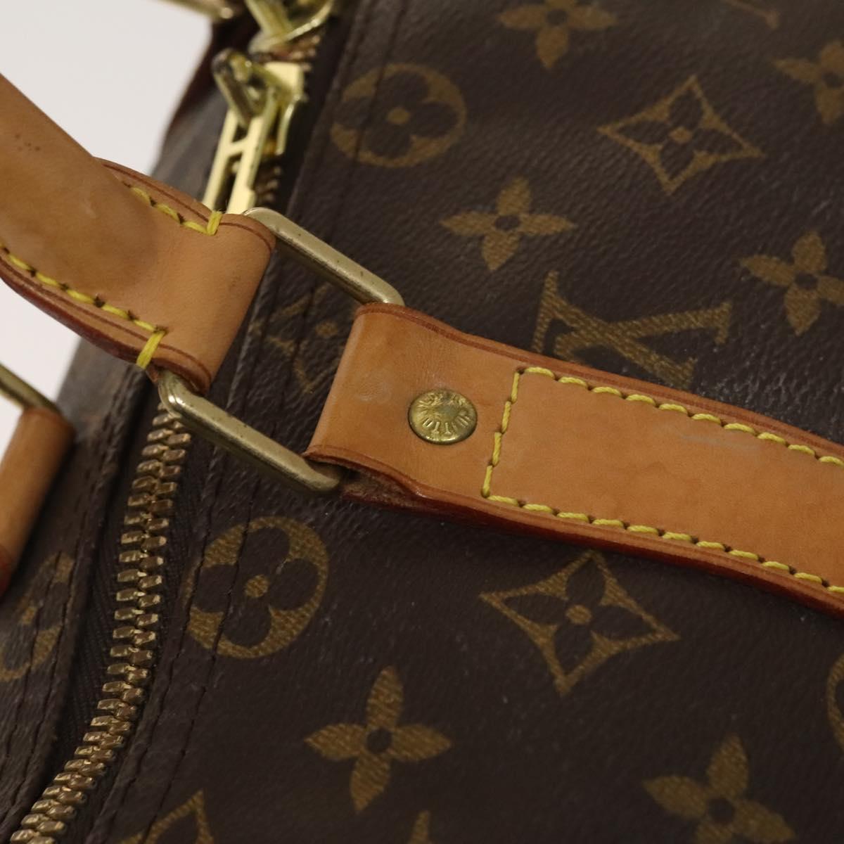 Louis Vuitton Keepall 45, Brown, Canvas, travel