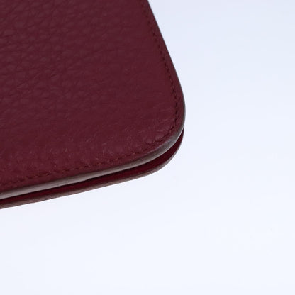 Hermès Dogon, Burgundy, Leather, wallet